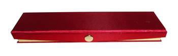 Atorakushon   Satin Maroon Jewellery Necklace Chain box Travelling  Storage Box Wedding Organised for Women pack of 3 3