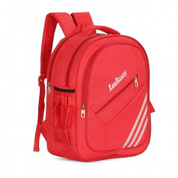 LeeRooy Red 2 Big Part Tourister Laptop Backpack 5