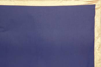 Navy Blue Georgette Moti Lace Saree With Fancy Blouse Piece. 4