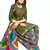 GREEN PRINTED SYNTHETIC UNSTITCHED SALWAR WITH DUPATTA