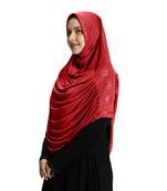 Modest Women's Embellished with Glittering Stone Designs Polycotton Feel Good Fabric  AASIMAH  HIJAB