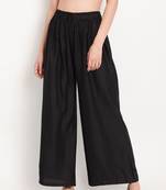 Ro Sky Fashion   Women Rayon Plain Palazo