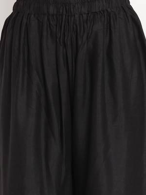 Ro Sky Fashion   Women Rayon Plain Palazo 3