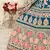 Glamorous Rama Blue Zari, Sequins and Thread Embroidered Slub Silk fabric Lehenga choli for bride