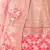 Hypnotizing Pink Zari, Sequins and Thread Embroidered Designer Net fabric lehenga choli