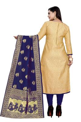 gold art_silk dress-materials 3