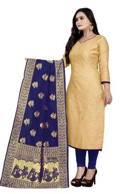 gold art_silk dress-materials 4