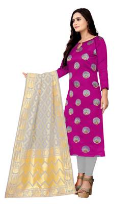 pink art_silk dress-materials 2