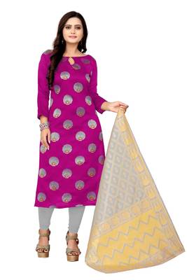 pink art_silk dress-materials 3