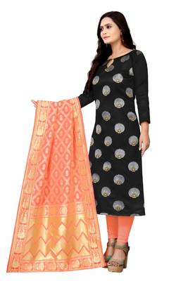 black art_silk dress-materials 2
