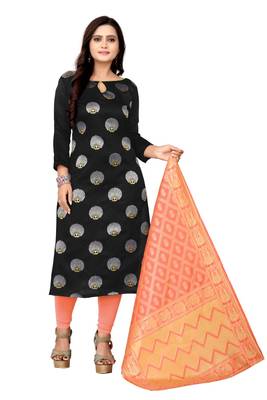 black art_silk dress-materials 3