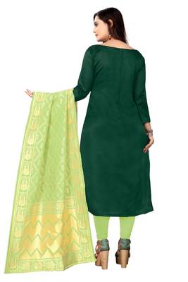 green art_silk dress-materials 4