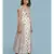 Off White Floral Print Maxi Dress