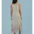 Powder Green Floral Print Halter Midi Dress