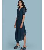 Navy Flared Jumpsuit