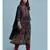 Navy Blue Floral Print Kurta With Pant And Dupatta