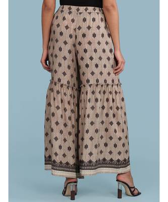 Grey Printed Sharara 4
