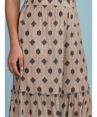 Grey Printed Sharara 6
