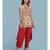 Red Dhoti Pants
