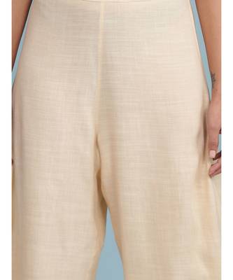 Beige Dhoti Pants 5