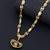 SILVER SHINE Elegant  Gold Plated Designer Necklace Shiva OM Trishul  Pendant  Chain Jewellery For Man And Boy