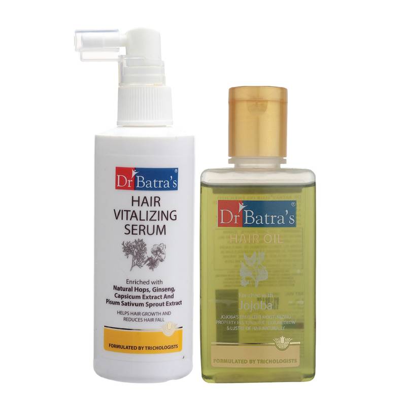 Hair Vitalizing Serum 125 ml and Hair Oil - 100 ml