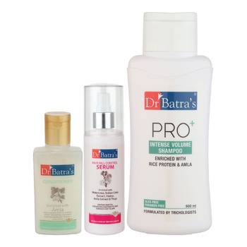Hair Fall Control Serum-125 ml, Conditioner - 100 ml and Pro+ Intense Volume Shampoo - 500 ml 1