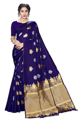 Mameraa  Bollywood Banarasi Jacqurd Designer Saree 1