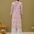 Hand Embroidered White Faux Georgette Lucknow Chikankari Women Kurta With Slip