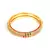 Gold Plated Stone Studded Set of Two Bangles