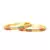 Gold Plated Stone Studded Set of Four Bangles