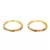 Gold Plated Stone Studded Set of Four Bangles