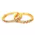 Gold Plated Stone Studded Set of Four Bangles
