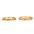 Gold Plated Stone Studded Set of Four Bangles