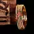 Gold Plated Stone Studded Set of Four Bangles