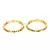 Gold Plated Stone Studded Set of Two Bangles
