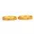Gold Plated Set of Two Bangles