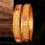 Gold Plated Set of Two Bangles