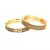Gold Plated Stone Studded Set of Six Bangles