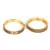 Gold Plated Stone Studded Set of Six Bangles