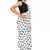 Kids Readymade White Saree With Black Blouse For Girls 