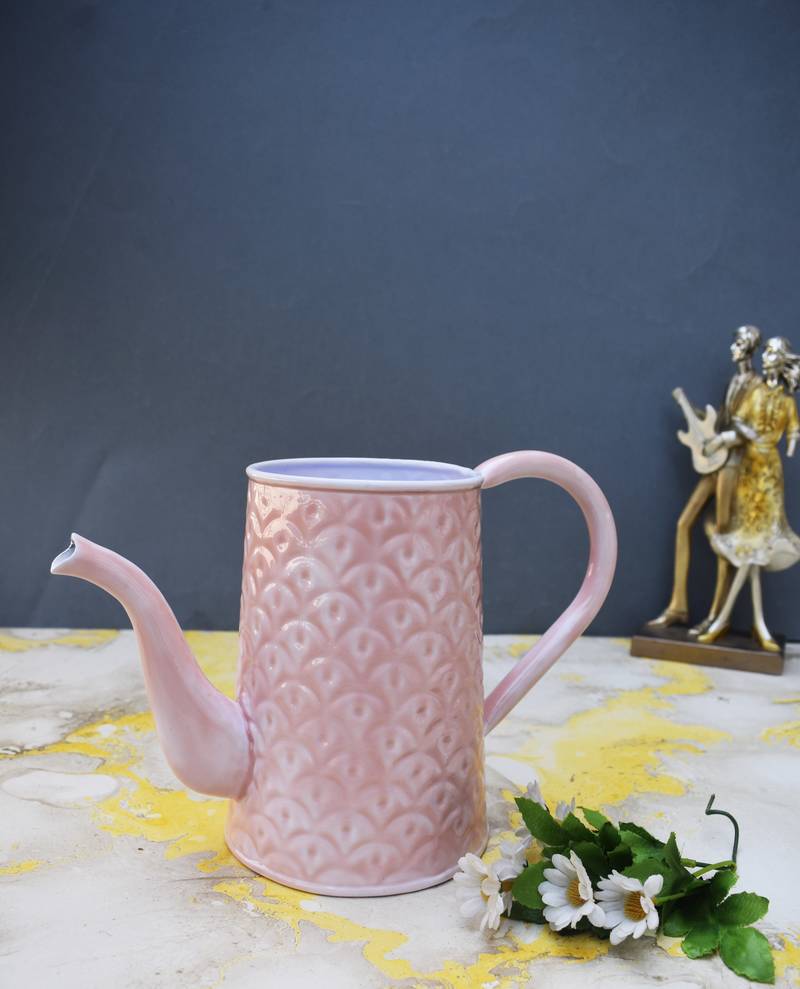 Blush Pink Jug Planter cum Avse