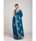 blue cotton sarees