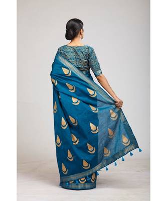 blue cotton sarees 4