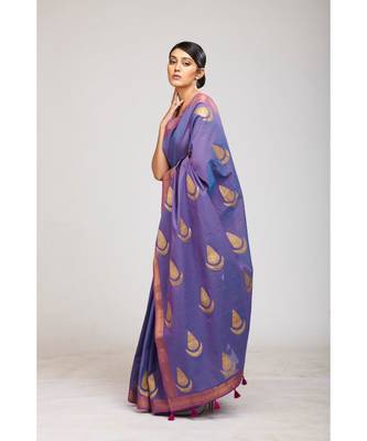 mauve cotton sarees 3