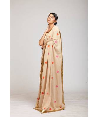 pink jute sarees 2