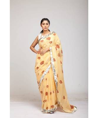 yellow cotton sarees 1