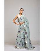 green cotton sarees