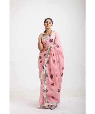 pink cotton sarees 1