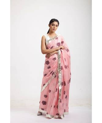 pink cotton sarees 2